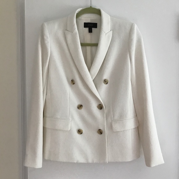 J. Crew Jackets & Blazers - J. Crew White Double Breasted Blazer
